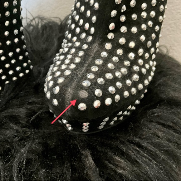 SHIEKH STUDDED WEDGE SHOES - Picture 7 of 8